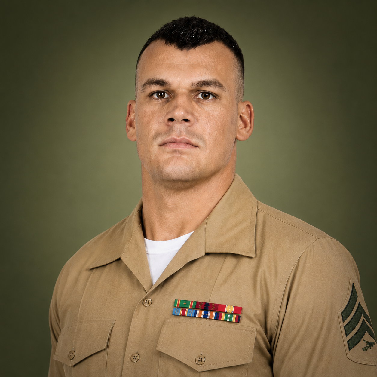 Nathan Shipman in uniform