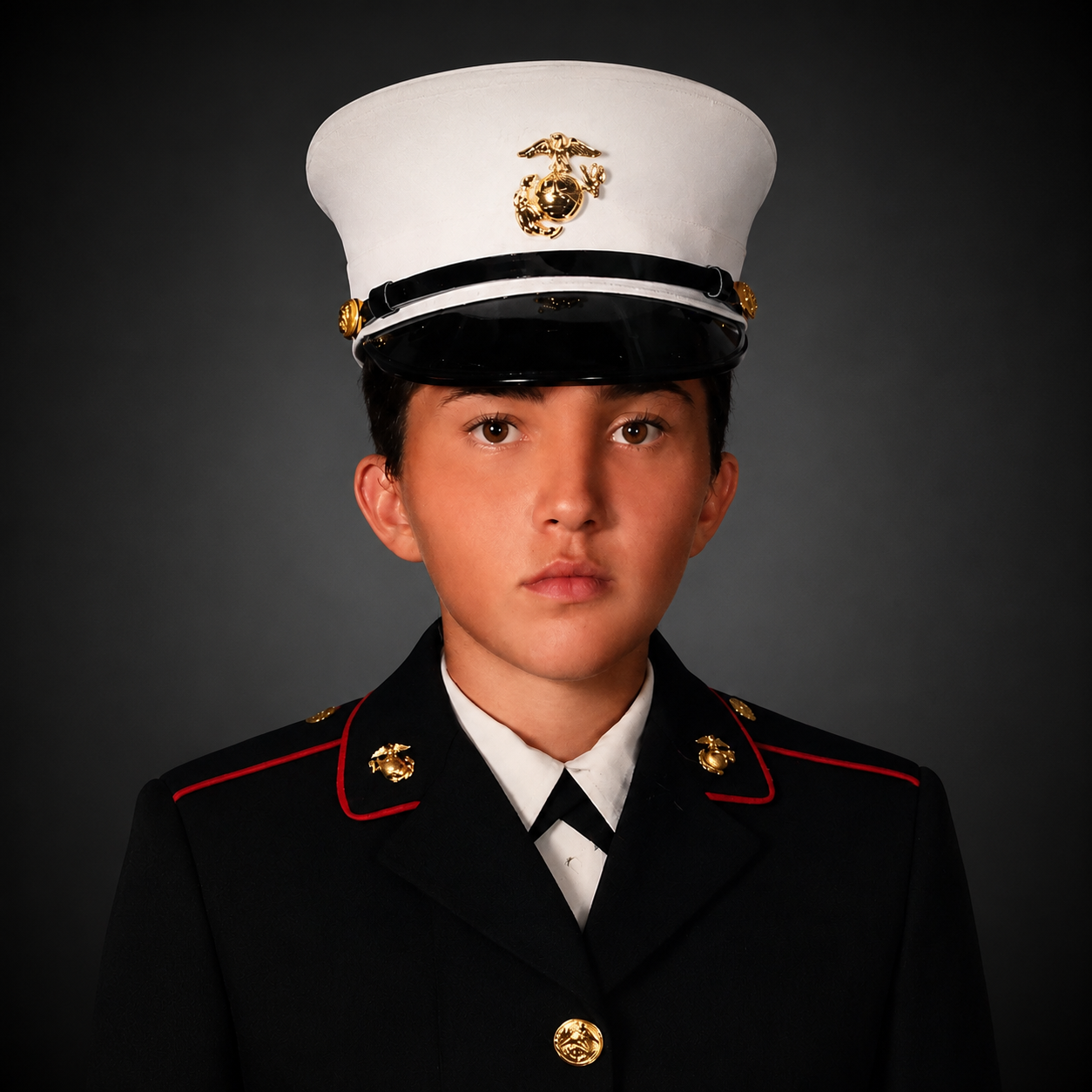 Kirstyn Garrison in uniform